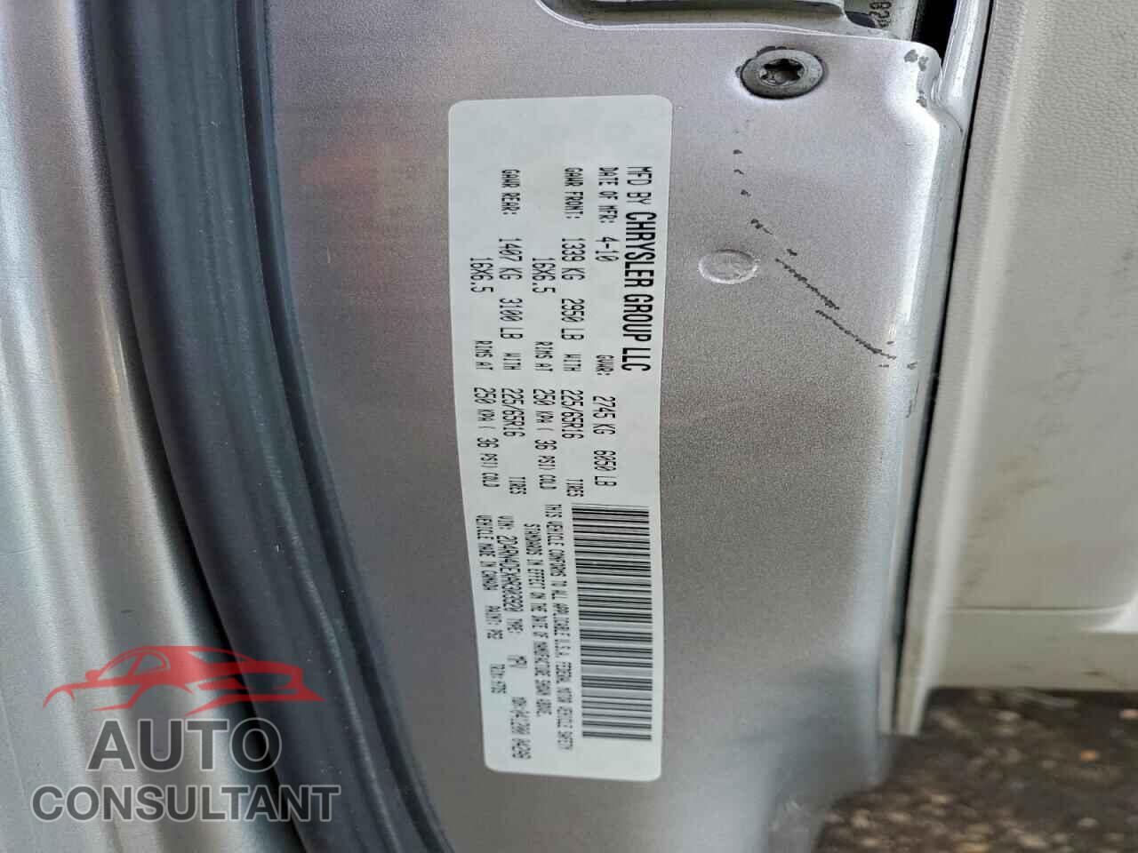 DODGE CARAVAN 2010 - 2D4RN4DEXAR303920