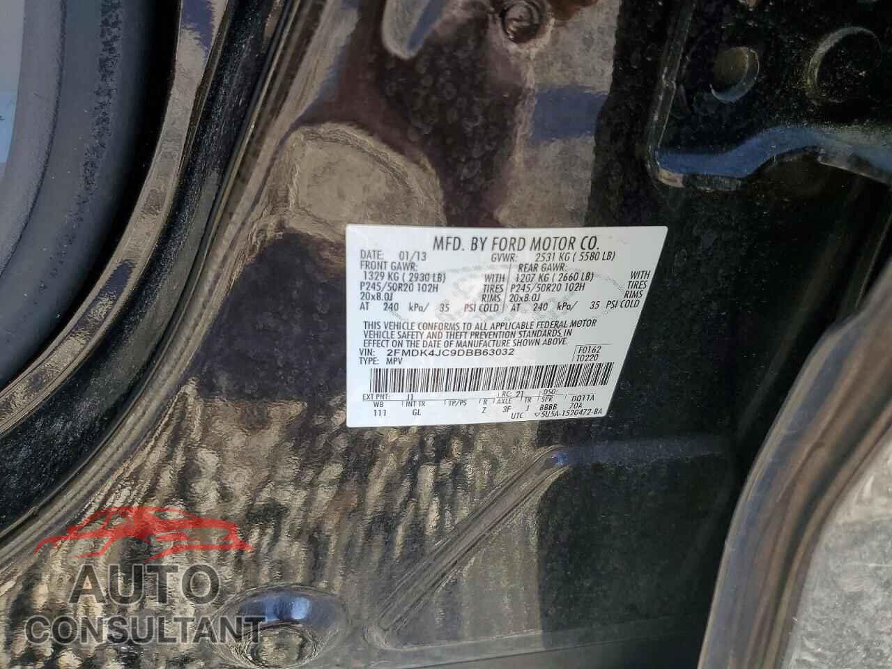 FORD EDGE 2013 - 2FMDK4JC9DBB63032
