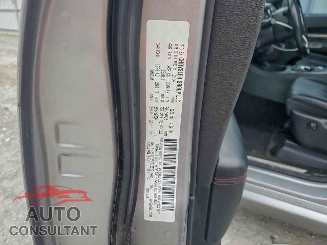 DODGE DURANGO 2015 - 1C4SDJCT2FC715572