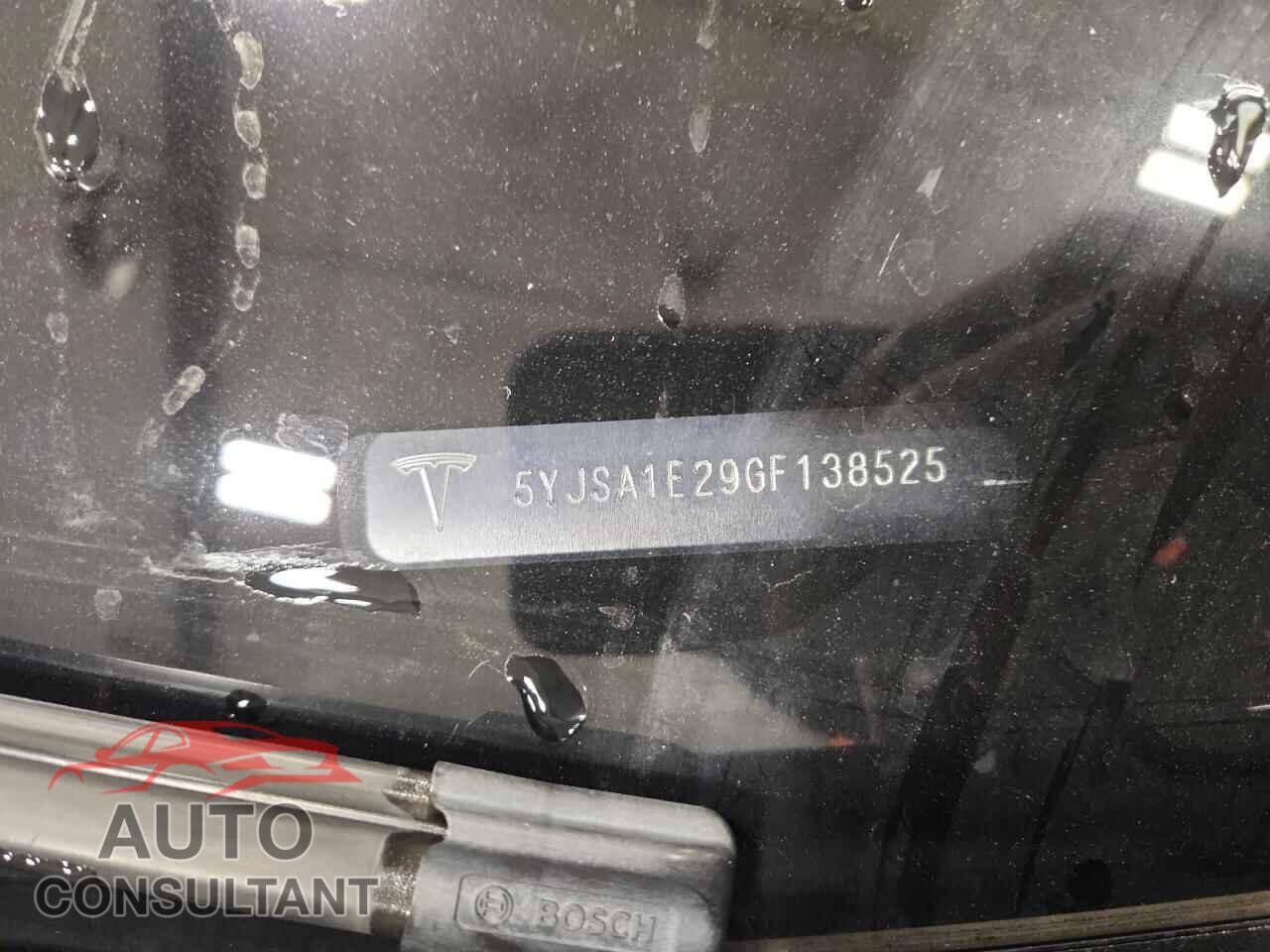 TESLA MODEL S 2016 - 5YJSA1E29GF138525