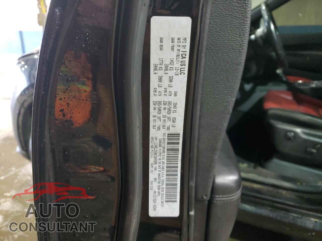 DODGE DURANGO 2019 - 1C4RDJDG8KC645599