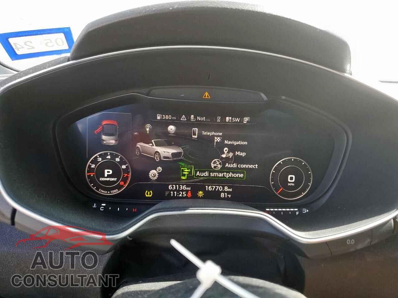 AUDI TT 2017 - TRUT5CFV9H1006118