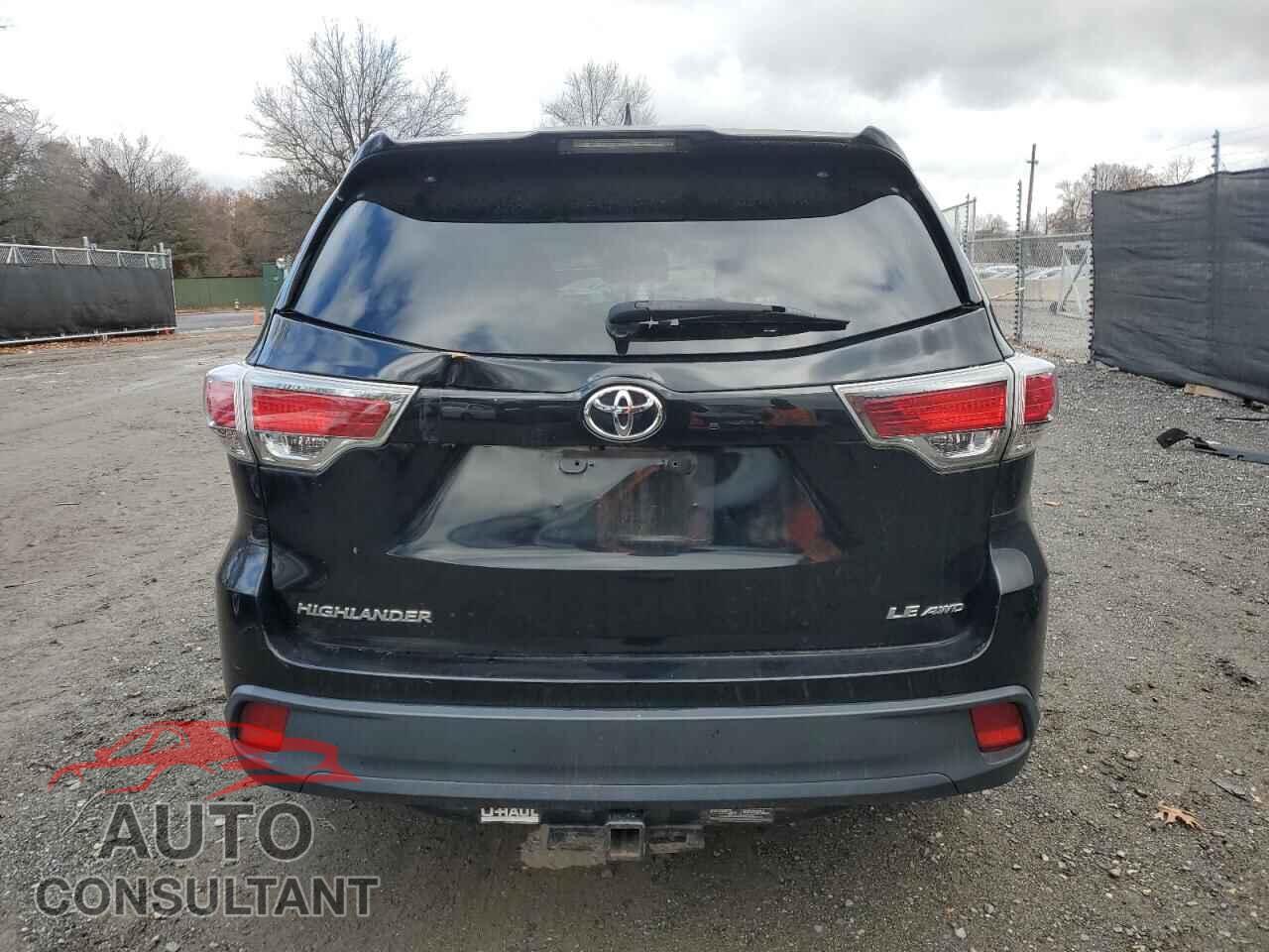 TOYOTA HIGHLANDER 2014 - 5TDBKRFH4ES070383
