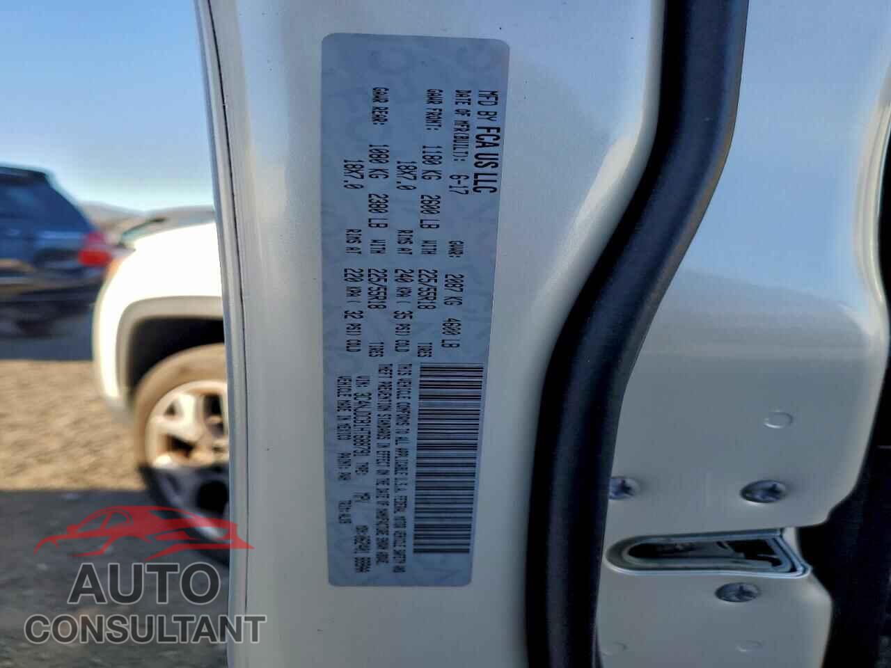 JEEP COMPASS 2017 - 3C4NJDCB1HT688791