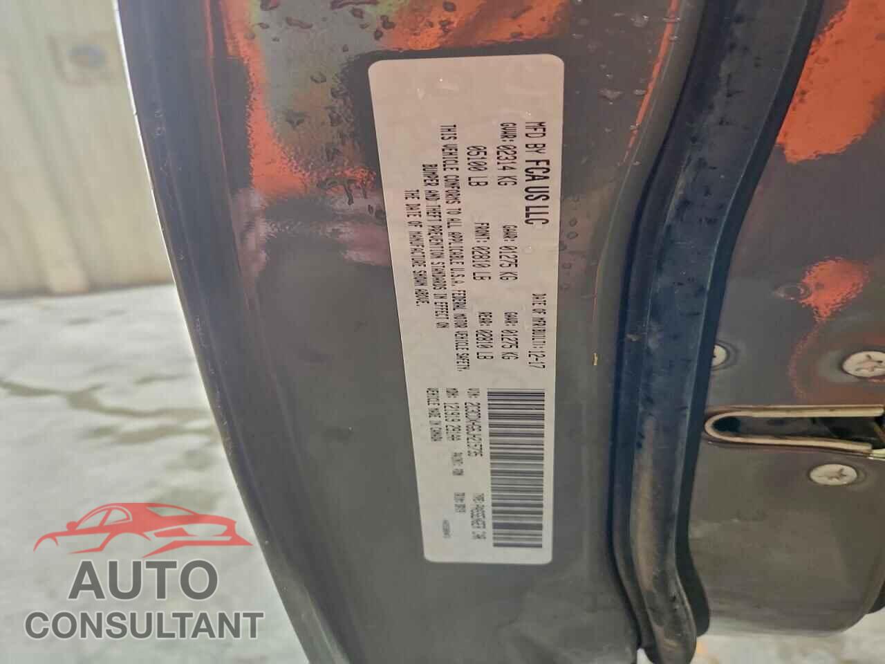 DODGE CHARGER 2018 - 2C3CDXHG6JH215735