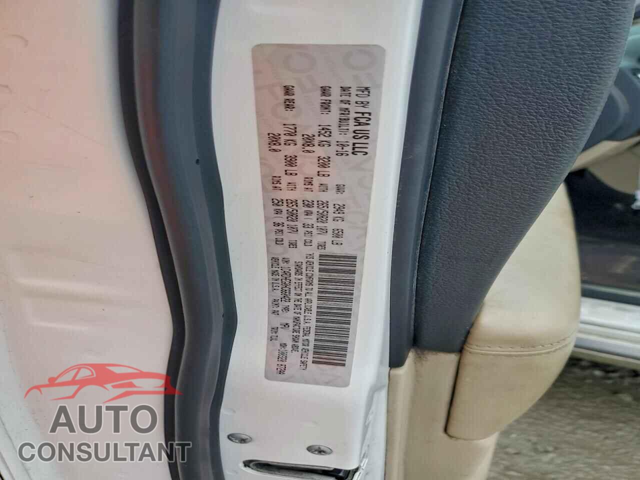 DODGE DURANGO 2017 - 1C4RDHEG0HC660422