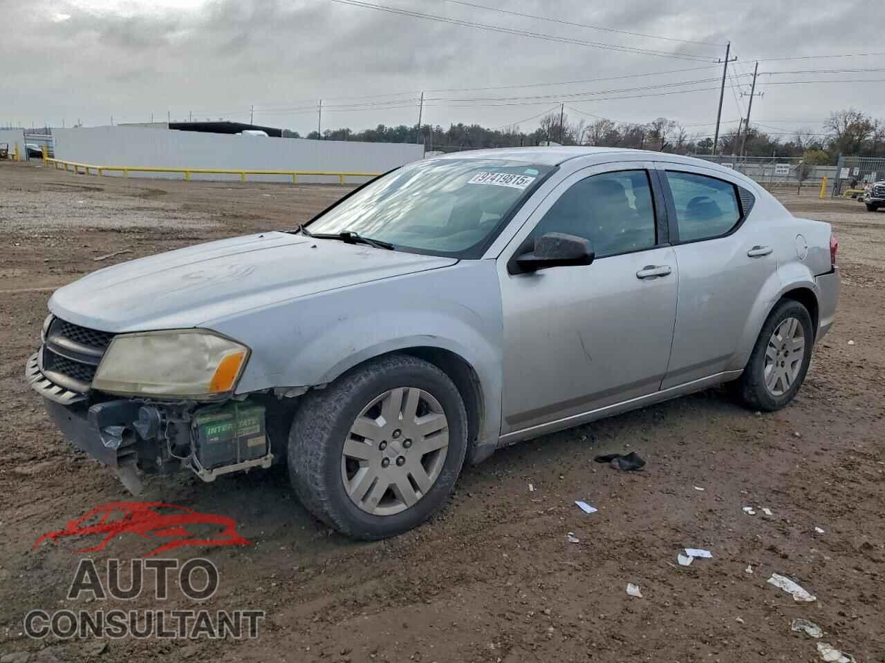 DODGE AVENGER 2012 - 1C3CDZAB4CN294407