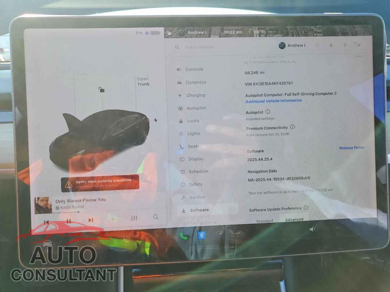 TESLA MODEL 3 2019 - 5YJ3E1EA4KF426767