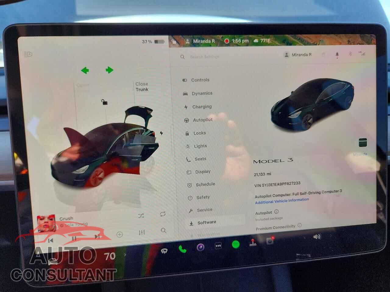 TESLA MODEL 3 2023 - 5YJ3E1EA9PF627233