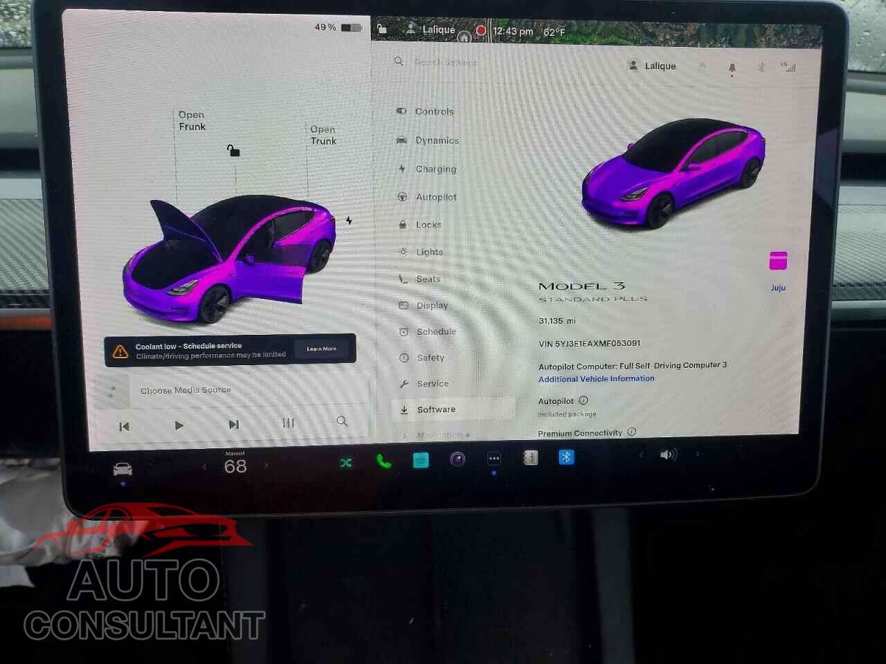 TESLA MODEL 3 2021 - 5YJ3E1EAXMF053091