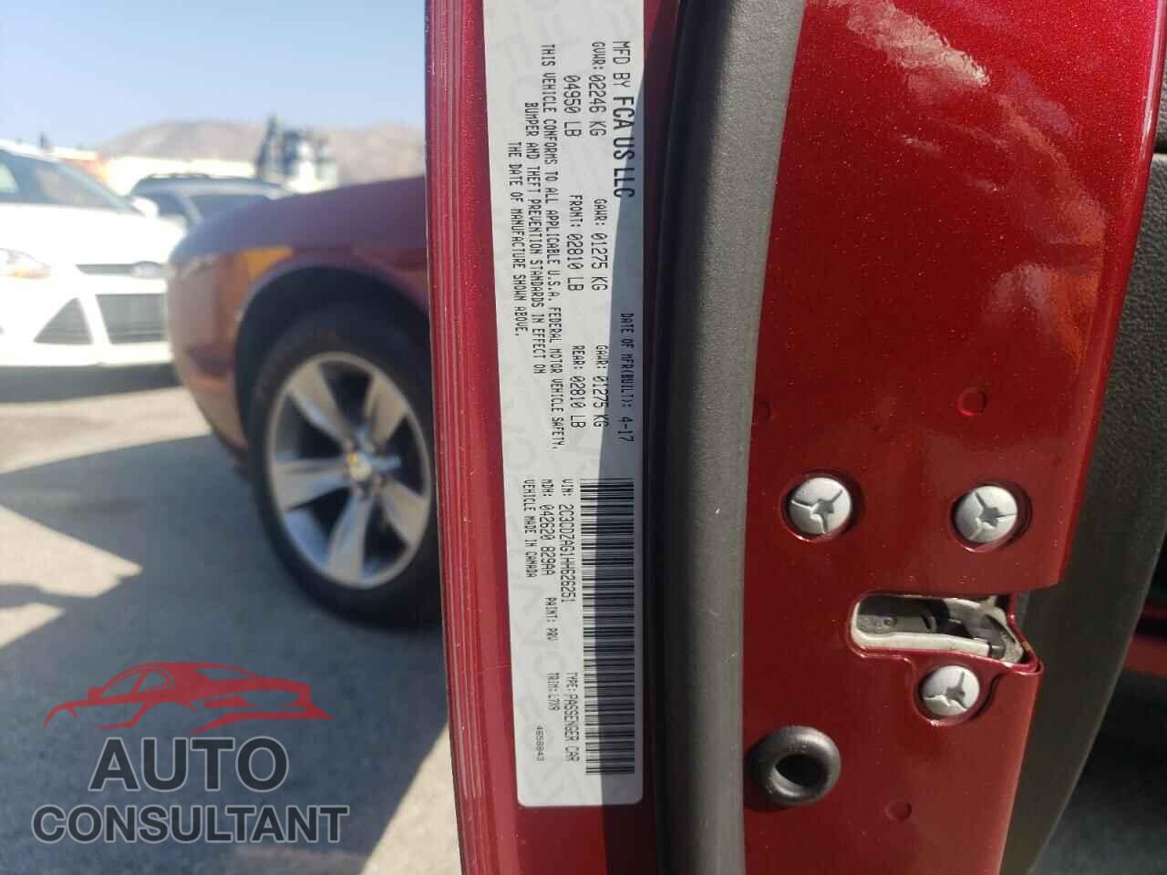 DODGE CHALLENGER 2017 - 2C3CDZAG1HH626251