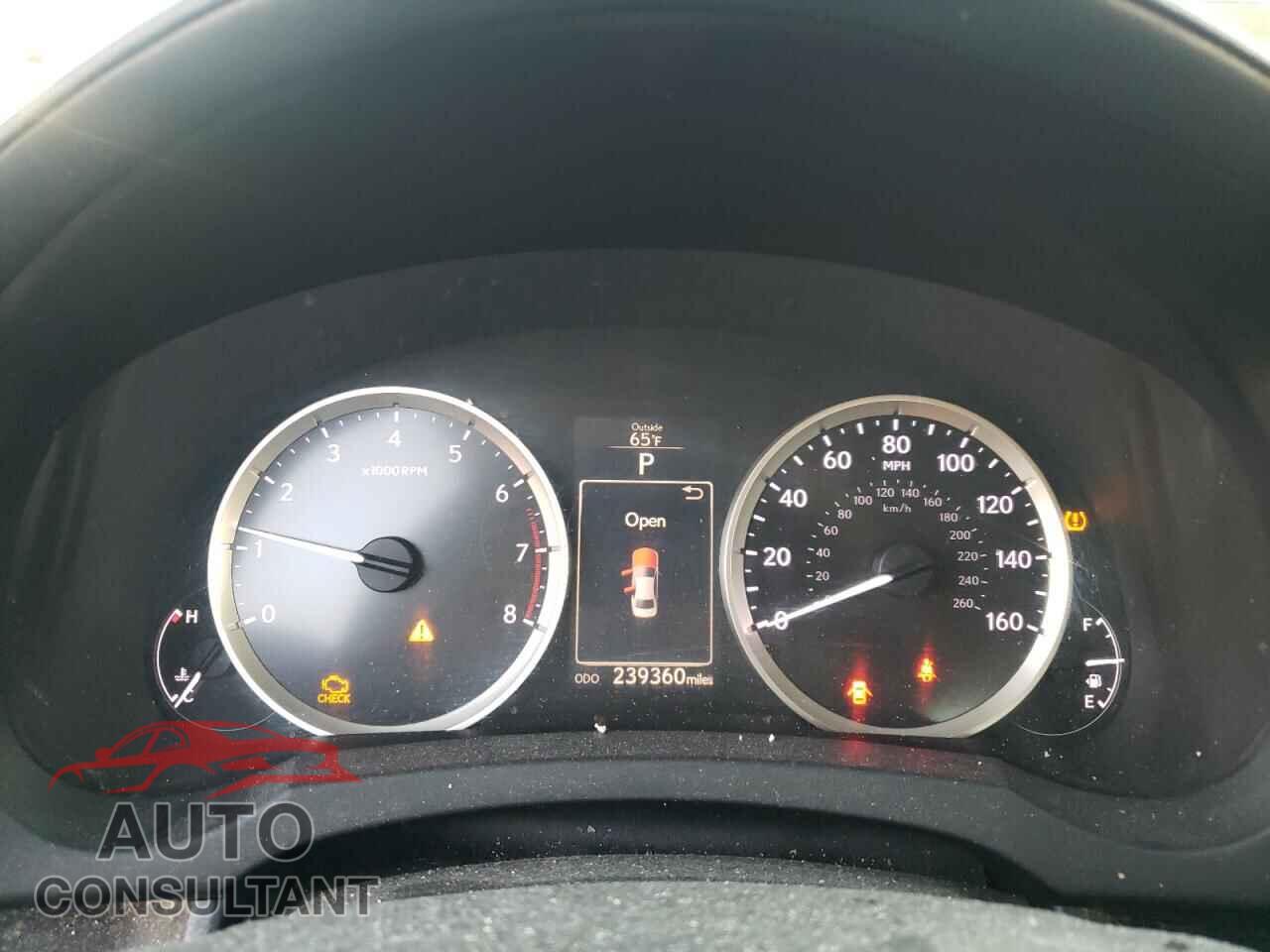 LEXUS IS 2014 - JTHBE1D28E5004804
