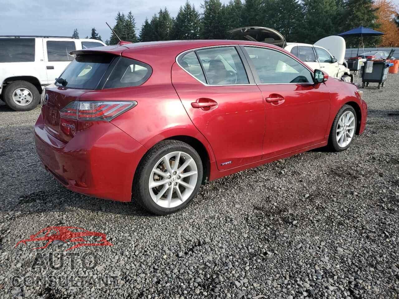 LEXUS CT 200 2013 - JTHKD5BH2D2162427