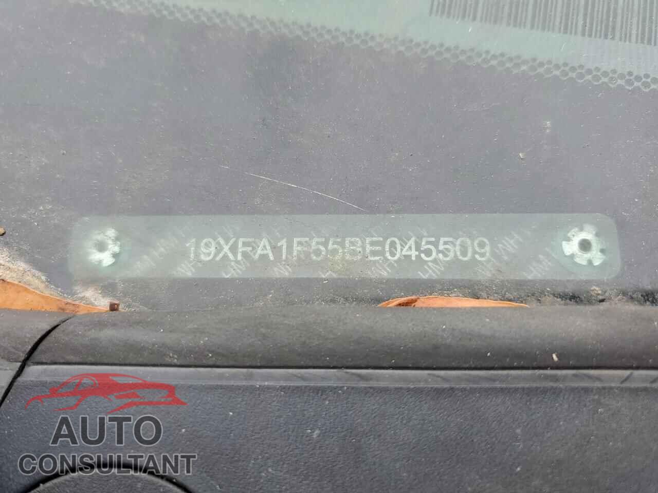 HONDA CIVIC 2011 - 19XFA1F55BE045509