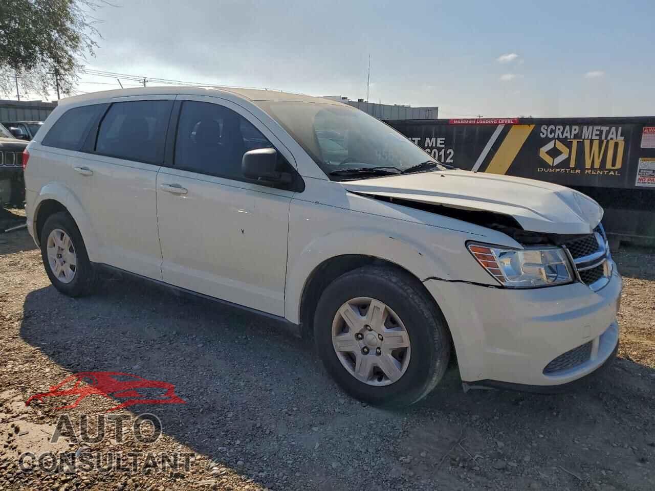 DODGE JOURNEY 2012 - 3C4PDCAB9CT204694