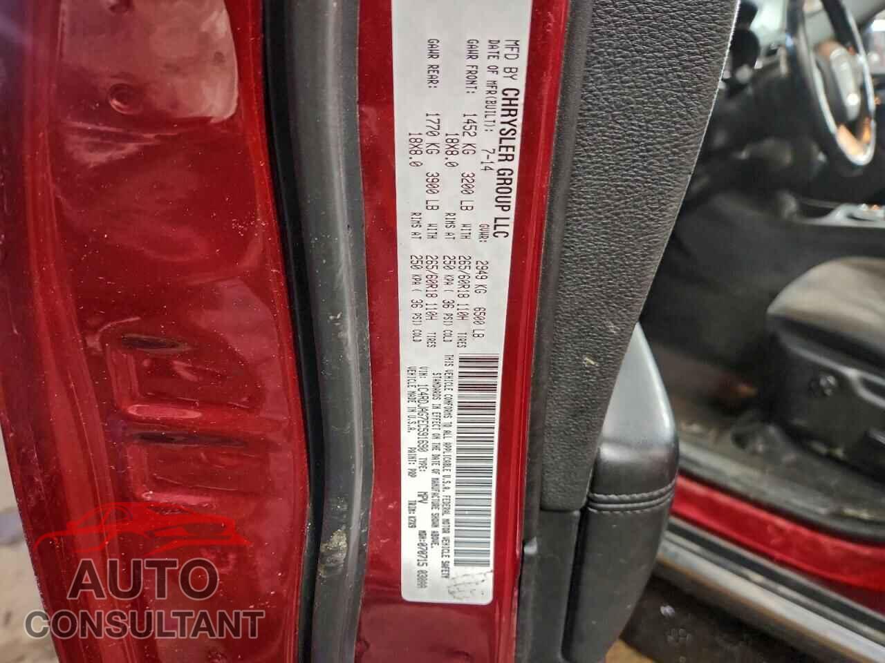 DODGE DURANGO 2014 - 1C4RDJAG7EC591690