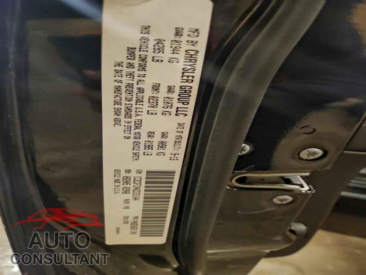 DODGE DART 2013 - 1C3CDFCA4DD331644