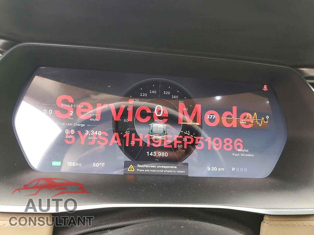 TESLA MODEL S 2014 - 5YJSA1H19EFP51986