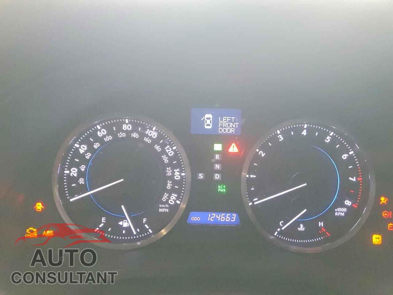 LEXUS IS 2012 - JTHCF5C20C5054314