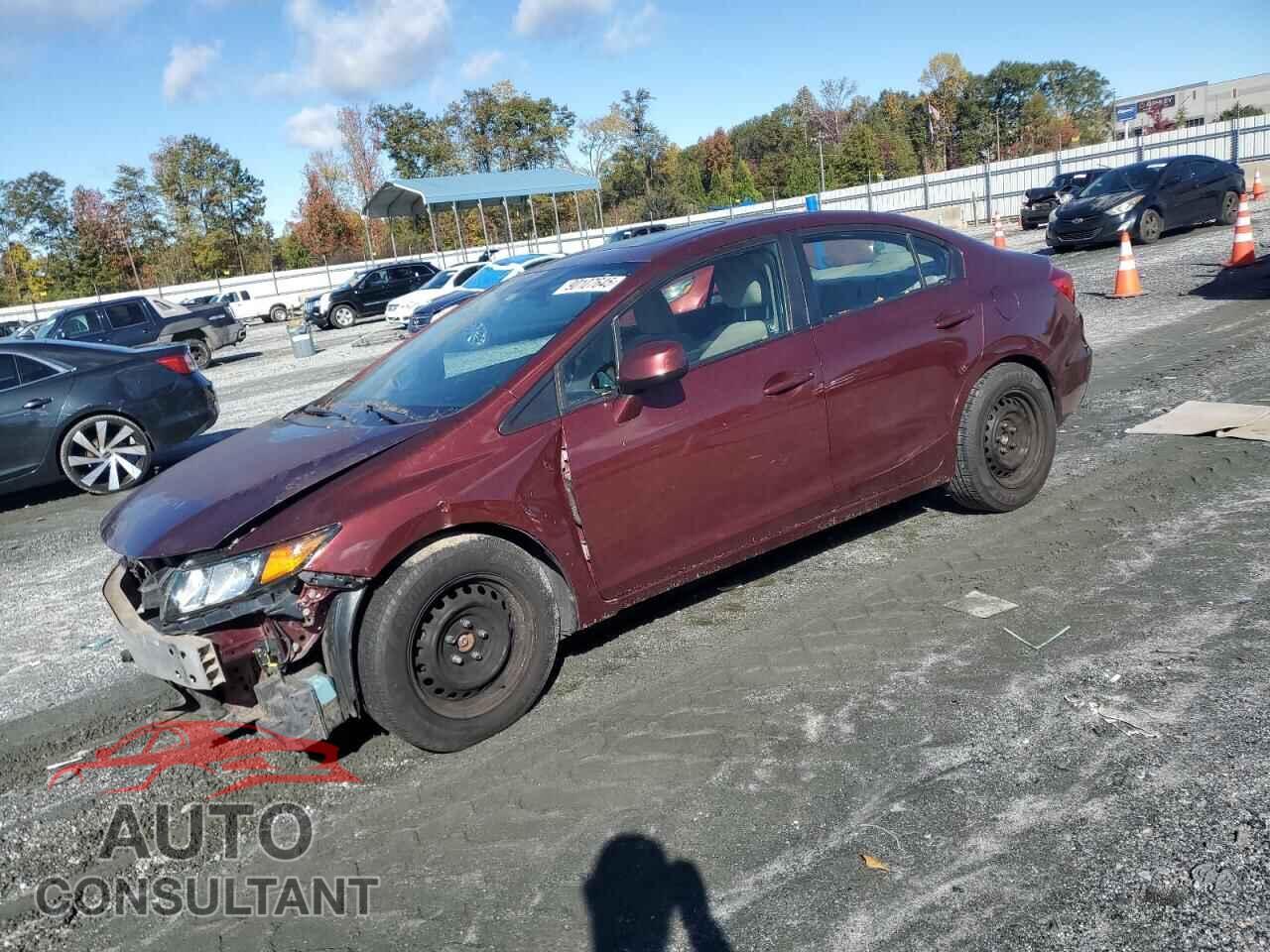 HONDA CIVIC 2012 - 2HGFB2F88CH509137