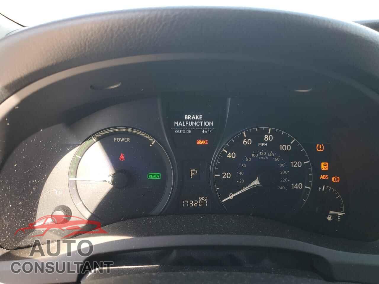 LEXUS RX450 2010 - JTJBC1BA9A2027325