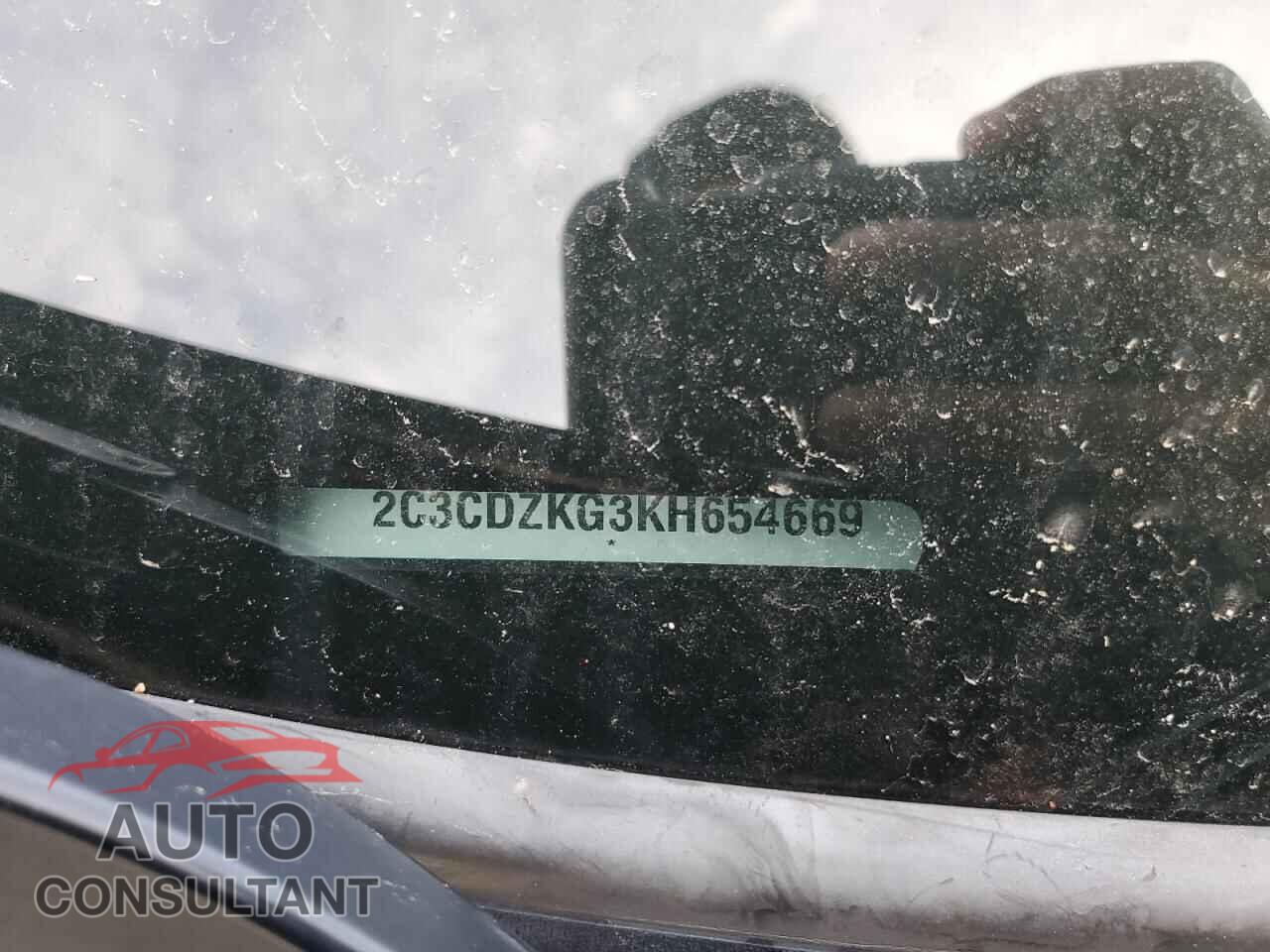 DODGE CHALLENGER 2019 - 2C3CDZKG3KH654669