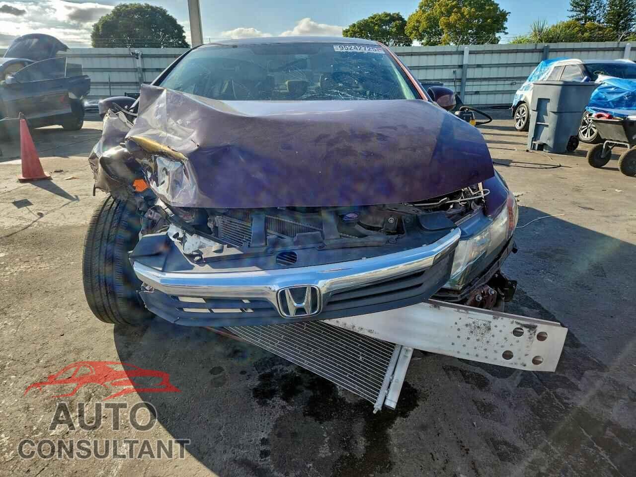 HONDA CIVIC 2012 - 2HGFB2F52CH507776