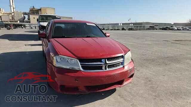 DODGE AVENGER 2013 - 1C3CDZCB7DN635233