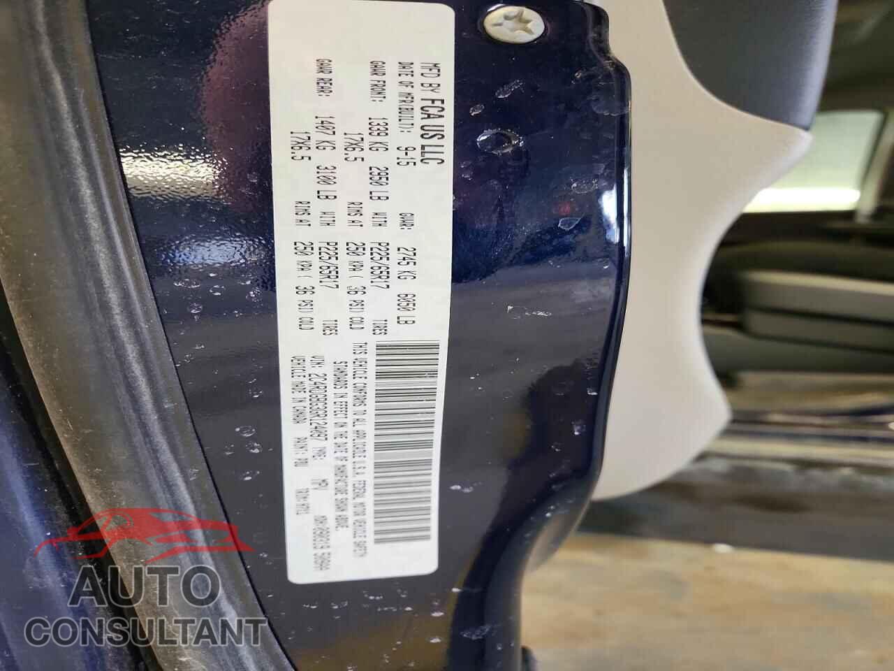 DODGE CARAVAN 2016 - 2C4RDGBG3GR124097