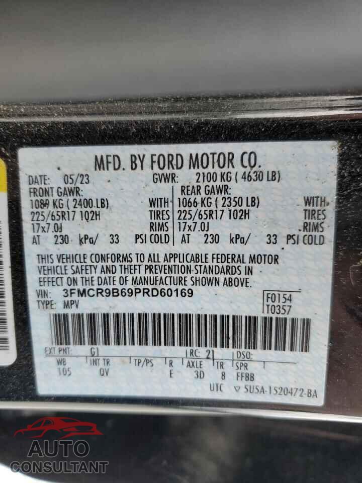 FORD BRONCO 2023 - 3FMCR9B69PRD60169