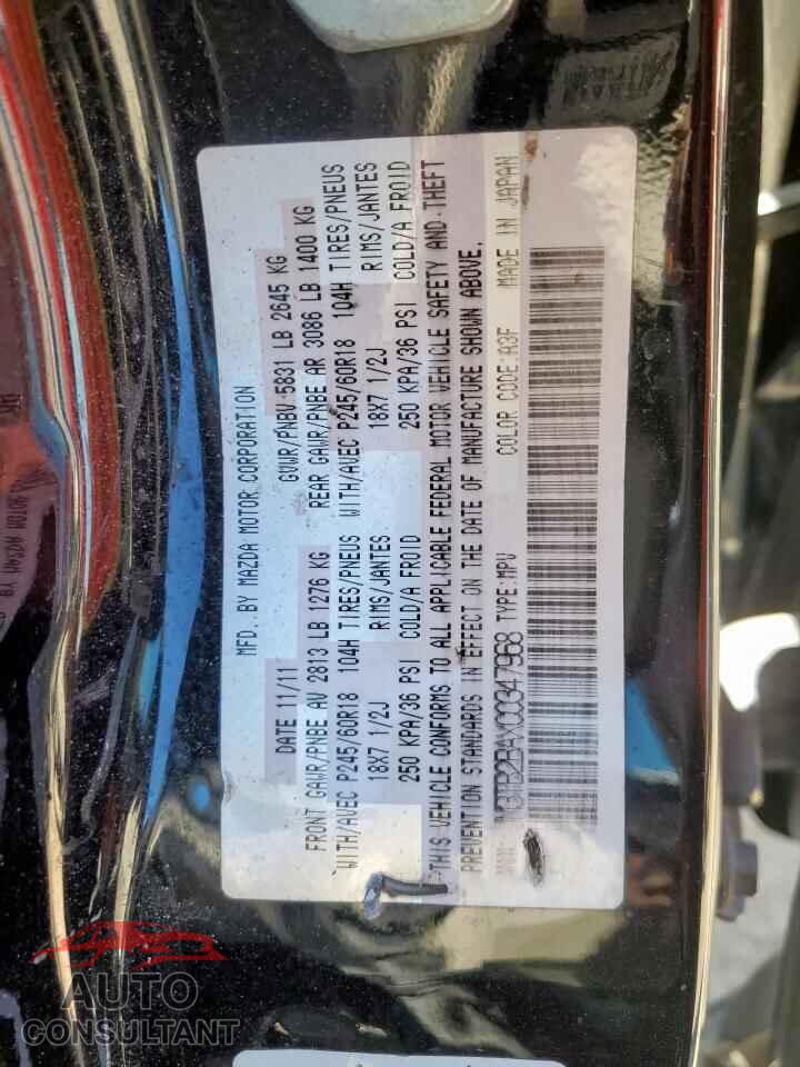 MAZDA CX-9 2012 - JM3TB2BAXC0347968