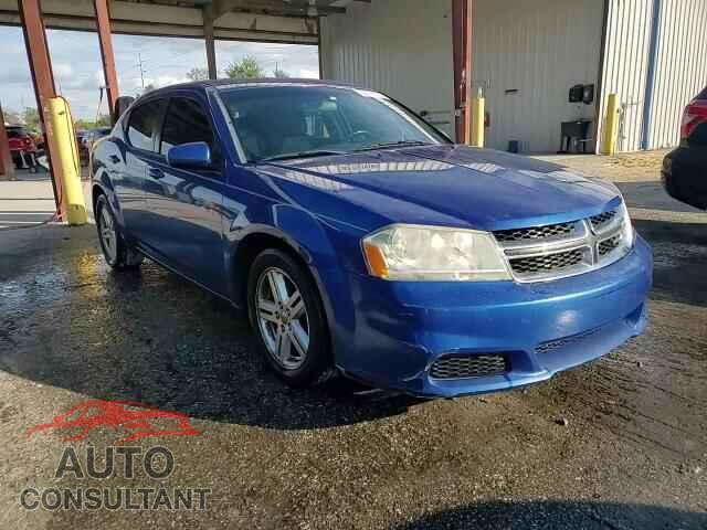 DODGE AVENGER 2012 - 1C3CDZCB8CN177944