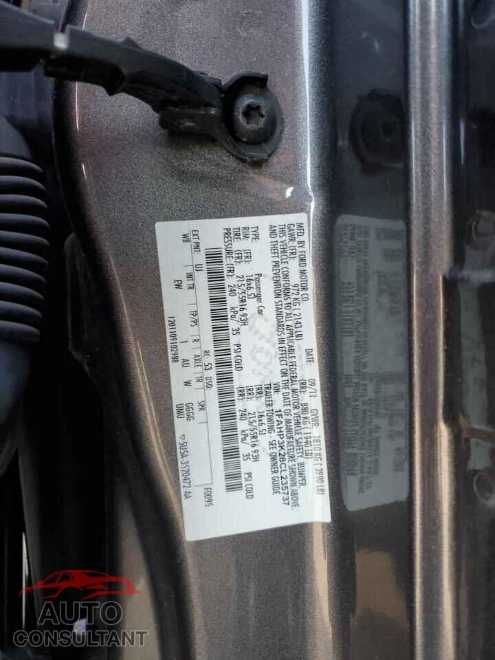 FORD FOCUS 2012 - 1FAHP3K28CL235737