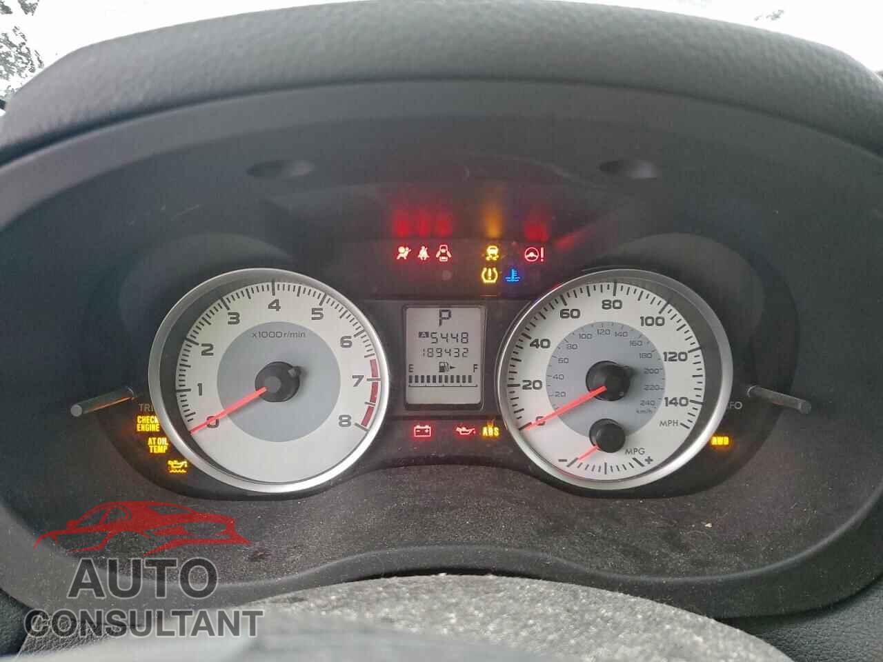 SUBARU IMPREZA 2012 - JF1GPAA67CH215843