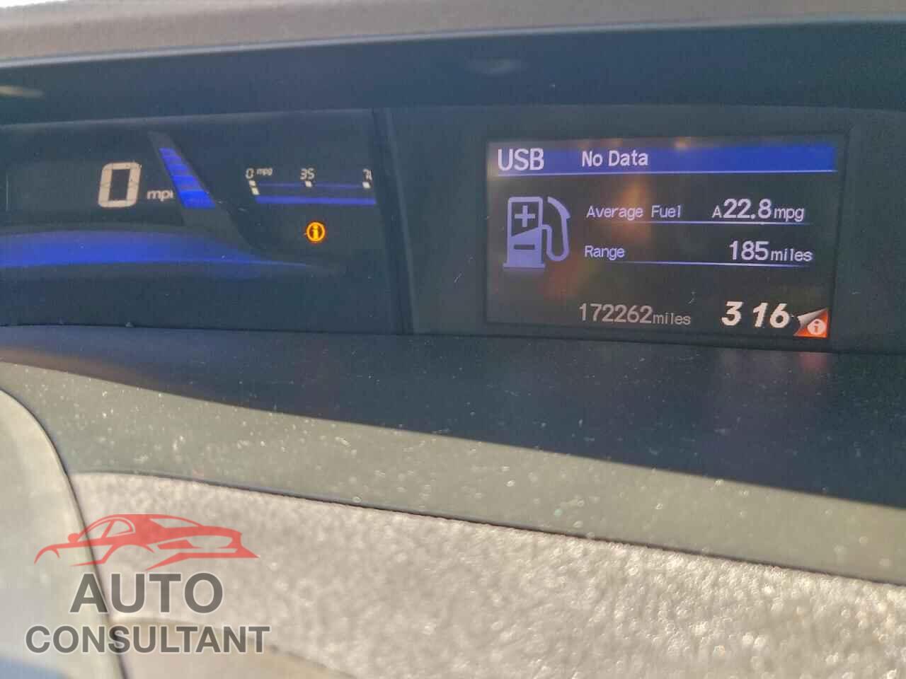 HONDA CIVIC 2012 - 2HGFB2F57CH508387