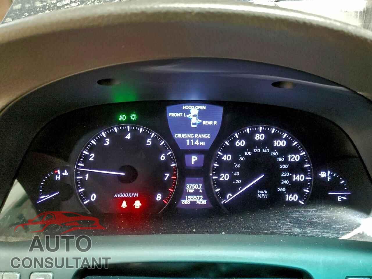 LEXUS LS460 2012 - JTHBL5EF1C5111883