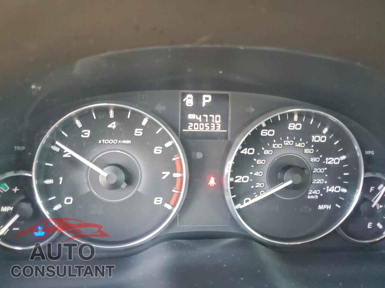 SUBARU OUTBACK 2012 - 4S4BRBCC6C3241561