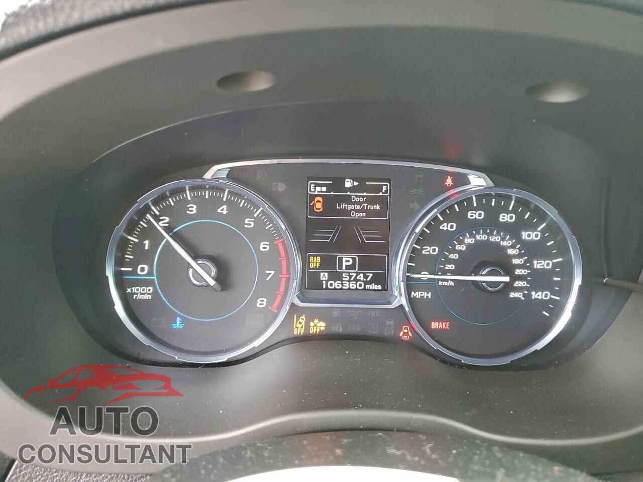 SUBARU FORESTER 2018 - JF2SJARC8JH502199