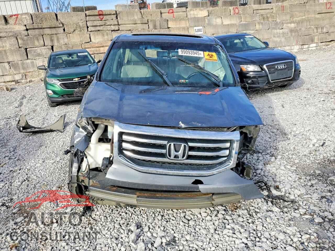 HONDA PILOT 2012 - 5FNYF4H51CB076955