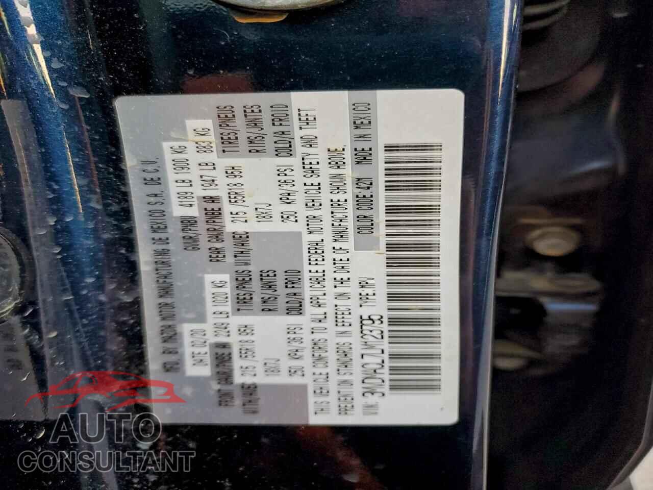 MAZDA CX30 2020 - 3MVDMACL7LM123795
