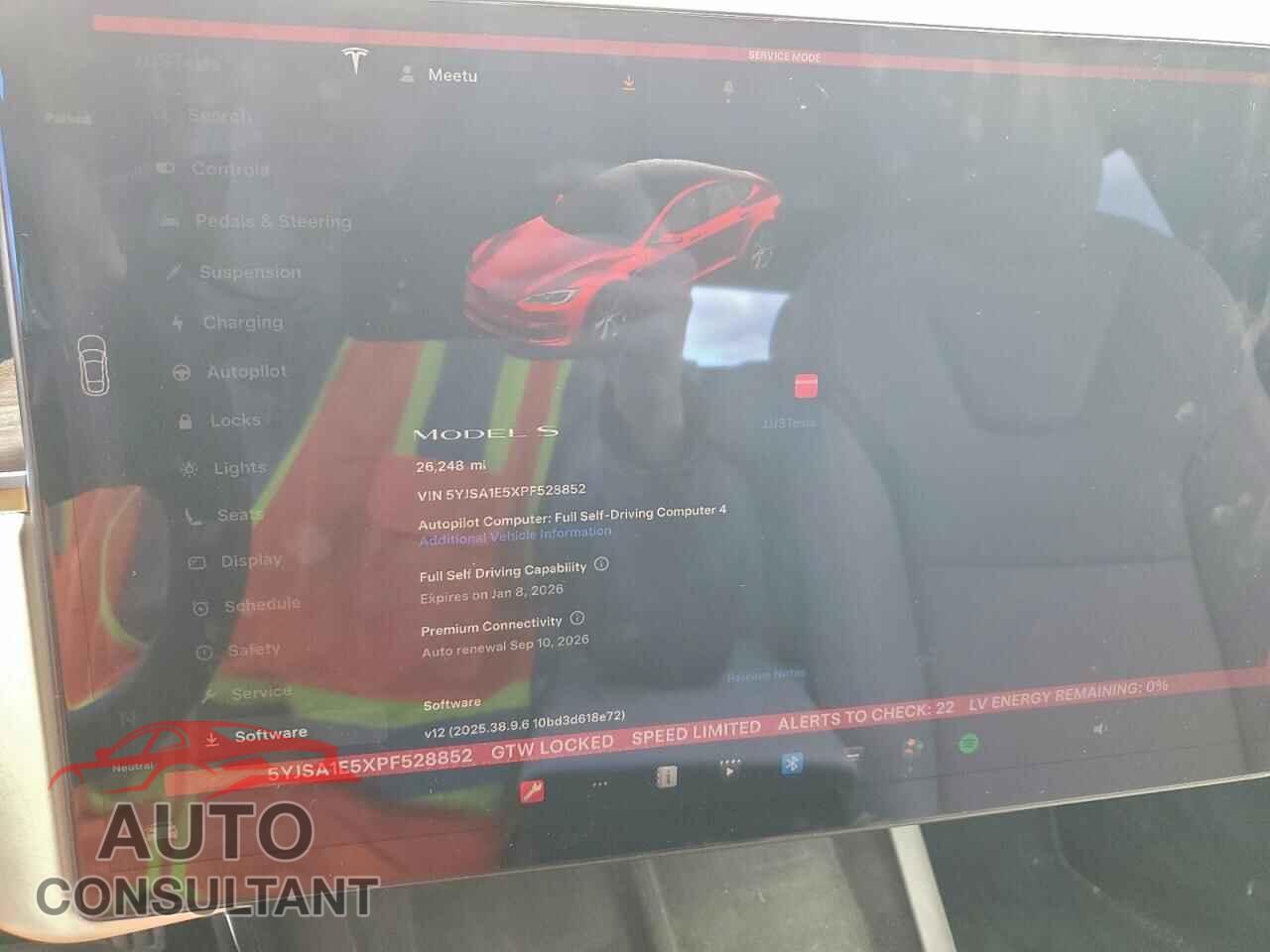 TESLA MODEL S 2023 - 5YJSA1E5XPF528852