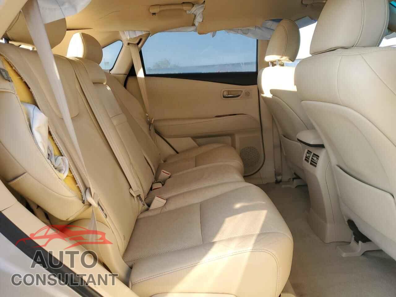LEXUS RX350 2011 - 2T2BK1BA9BC100309