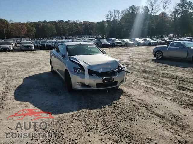 LEXUS IS 2012 - JTHFF2C23C2523733