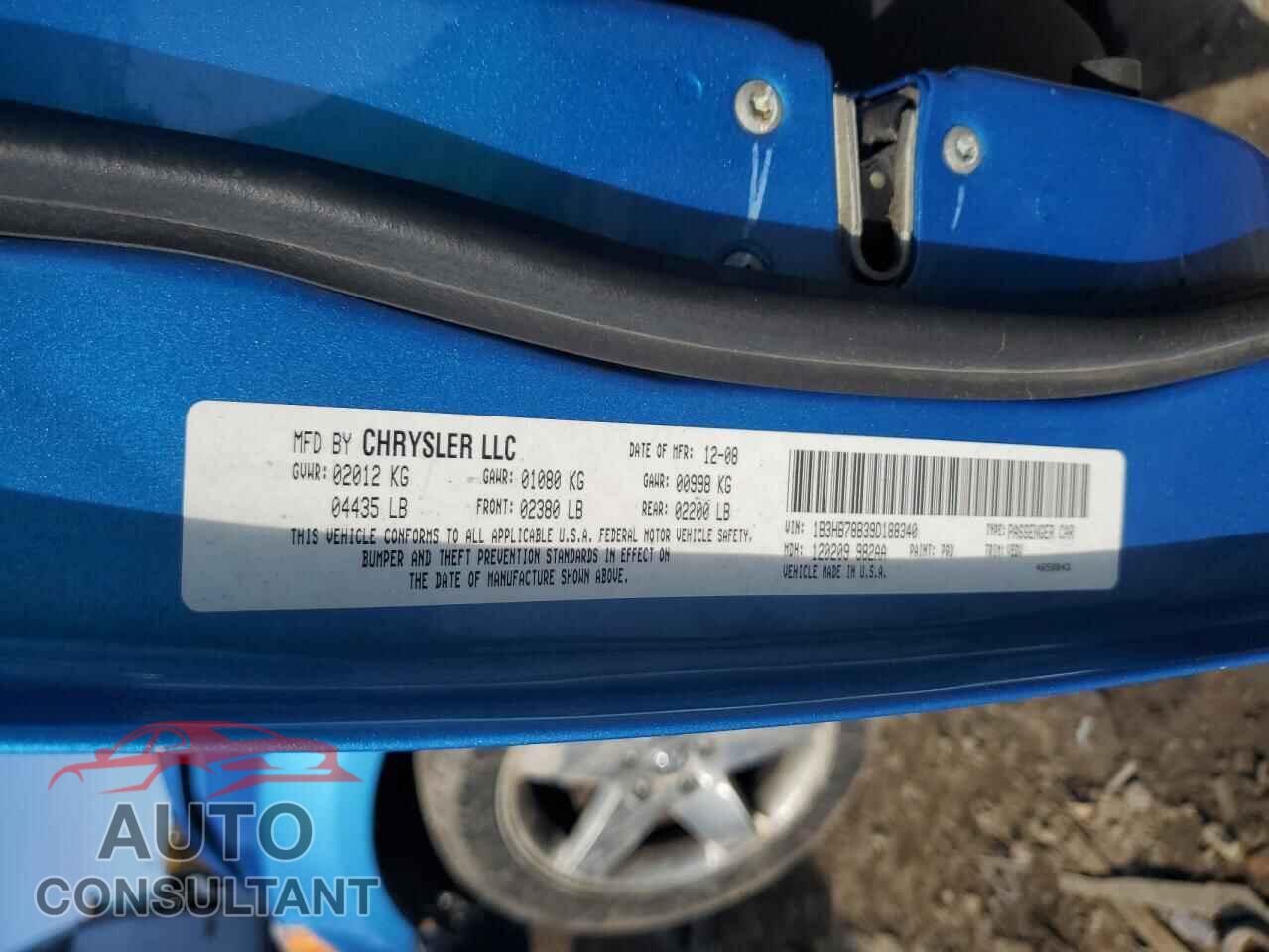 DODGE CALIBER 2009 - 1B3HB78B39D188340
