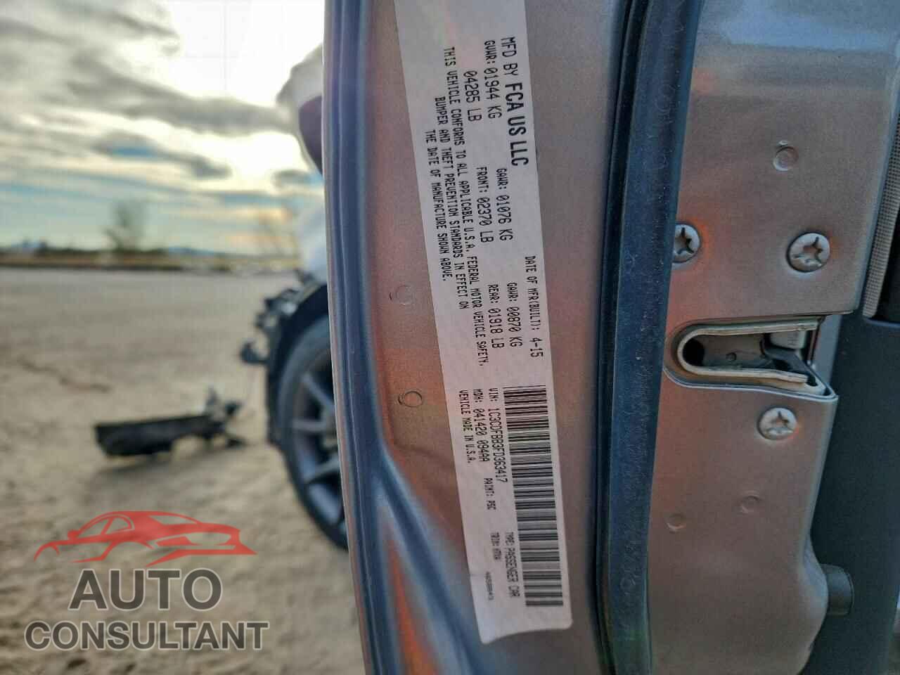 DODGE DART 2015 - 1C3CDFBB3FD363417