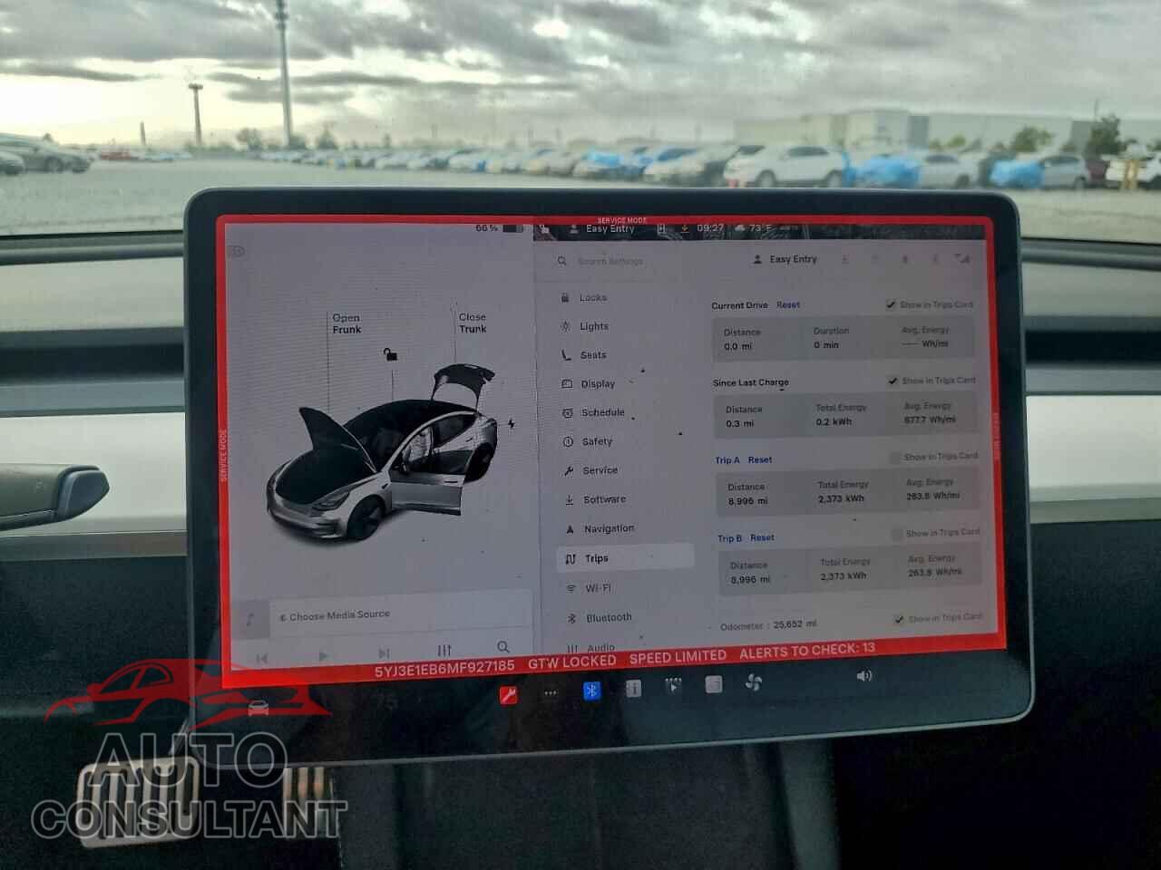 TESLA MODEL 3 2021 - 5YJ3E1EB6MF927185