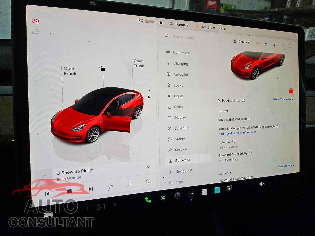 TESLA MODEL 3 2022 - 5YJ3E1EA1NF190051
