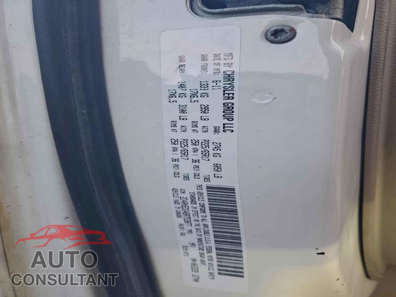 DODGE CARAVAN 2011 - 2D4RN5DG4BR753877