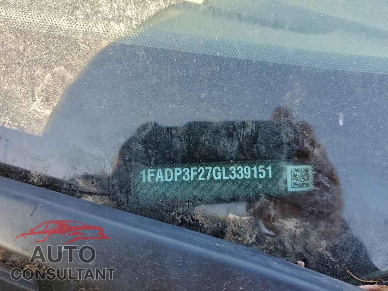 FORD FOCUS 2016 - 1FADP3F27GL339151