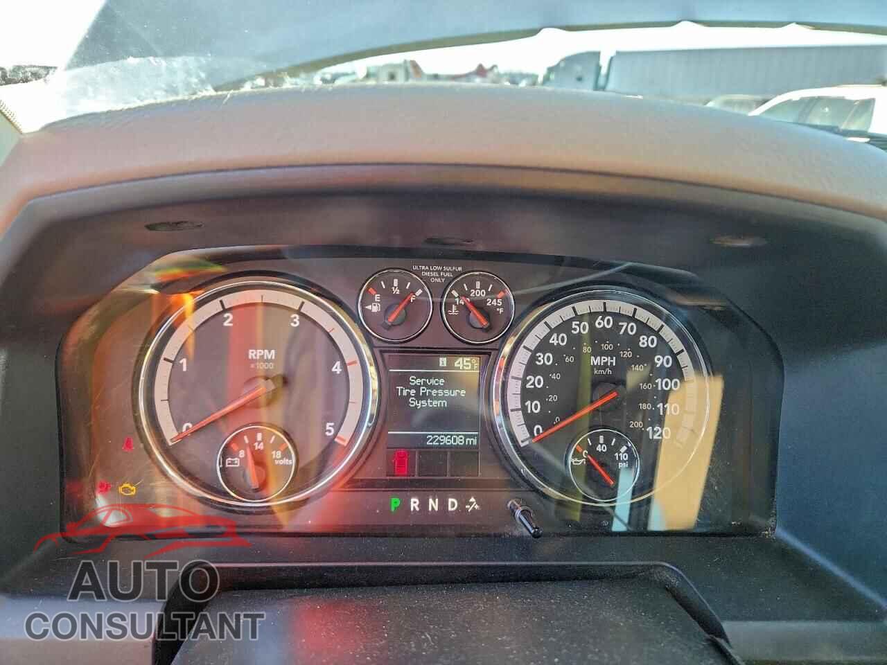 DODGE RAM 2500 2012 - 3C6UD5CL9CG282168